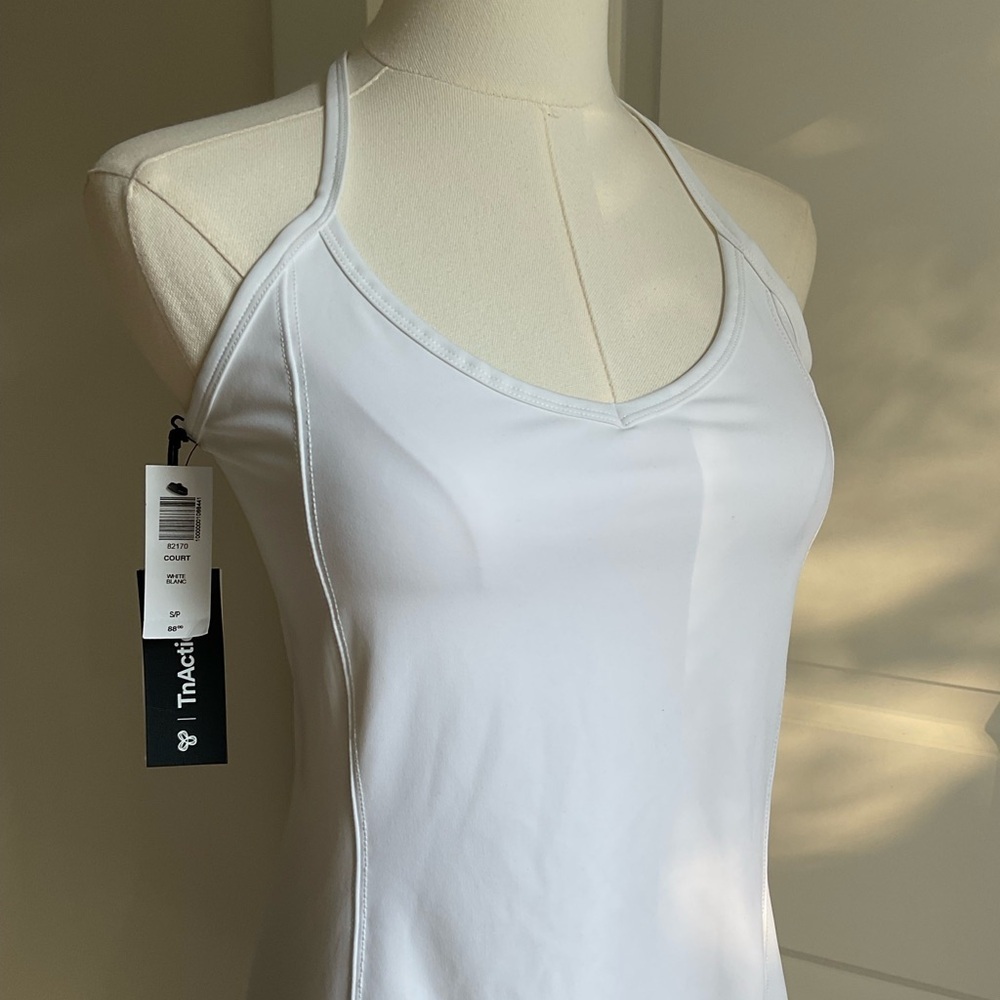 Aritzia TNA White SLICK court dress - Picture 3 of 6